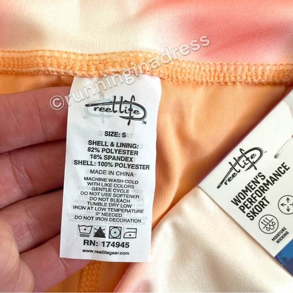 NWT Reel Life Performance Tennis Skirt In Color Prairie Sunset Size Small - Picture 8 of 13